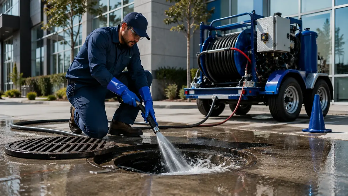 Commercial Hydro Jet Drain Cleaning in Thermal