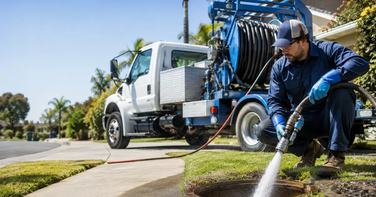 Hydro jet sewer cleaning Thermal