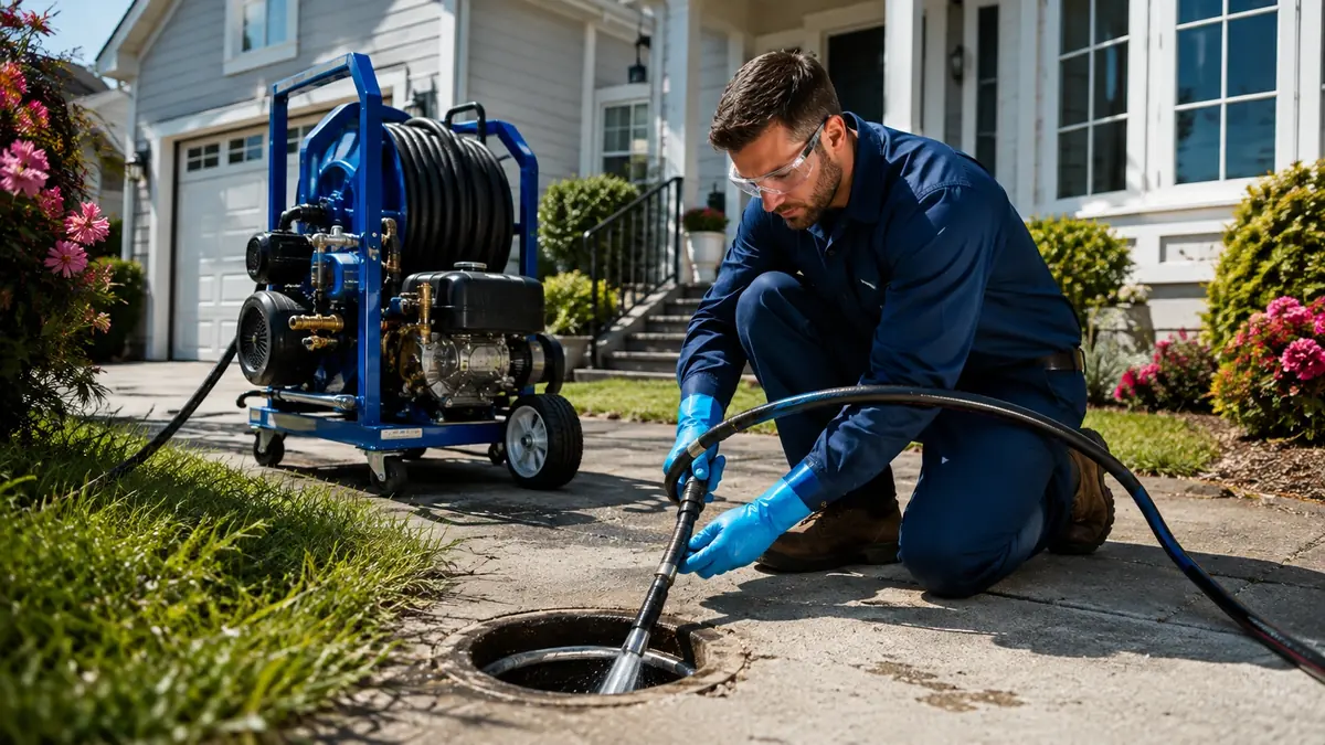 Residential Hydro Jet Drain Cleaning in Thermal